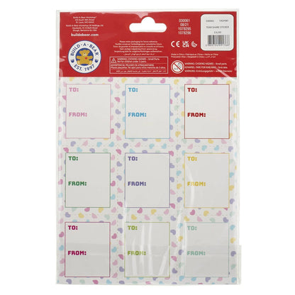 Valentine's Day Tear &amp; Share Sticker Set | Build-A-Bear® - US 5510
