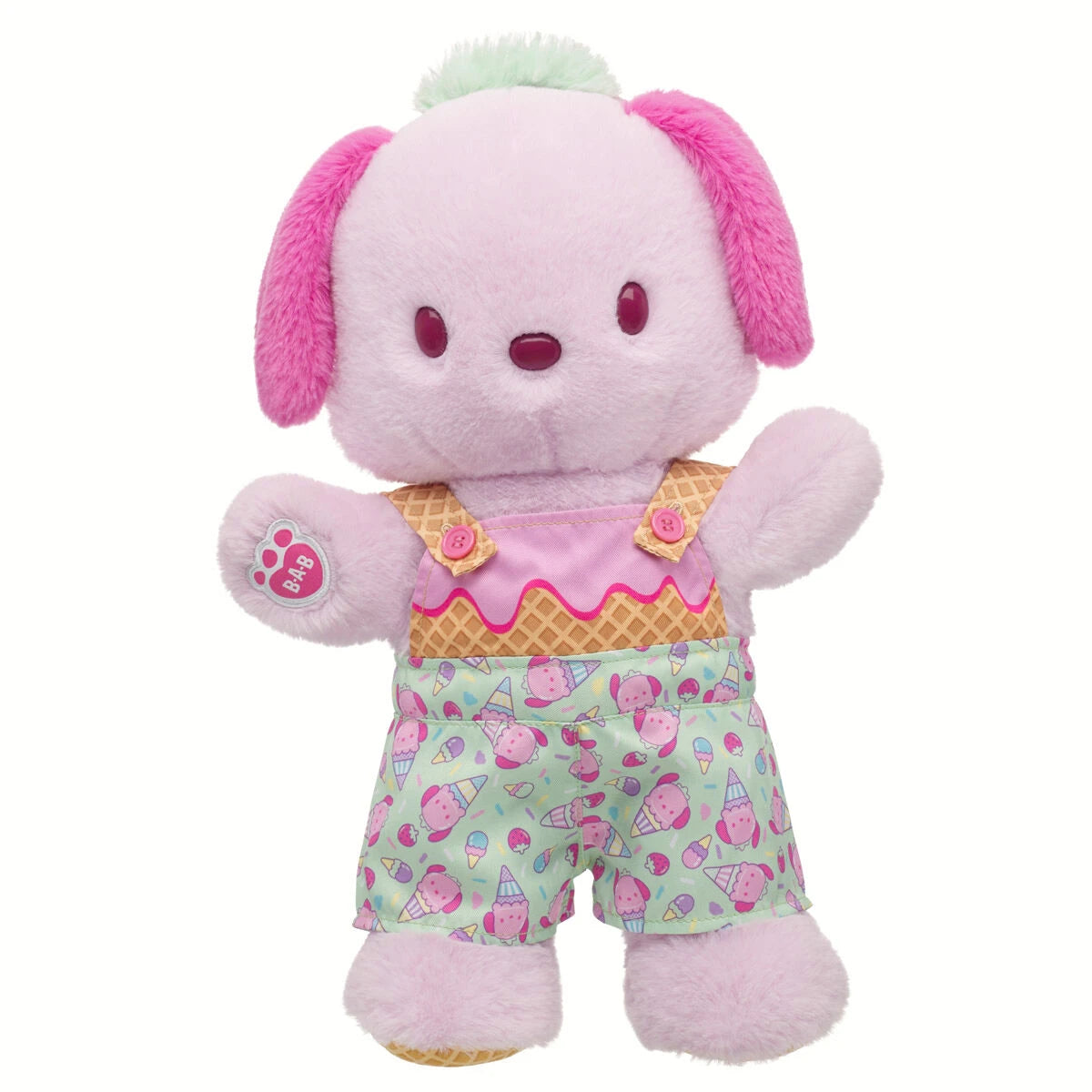 Sanrio Hello Kitty &amp; Friends Strawberry Ice Cream Pochacco Plush | Build-A-Bear - US 5387
