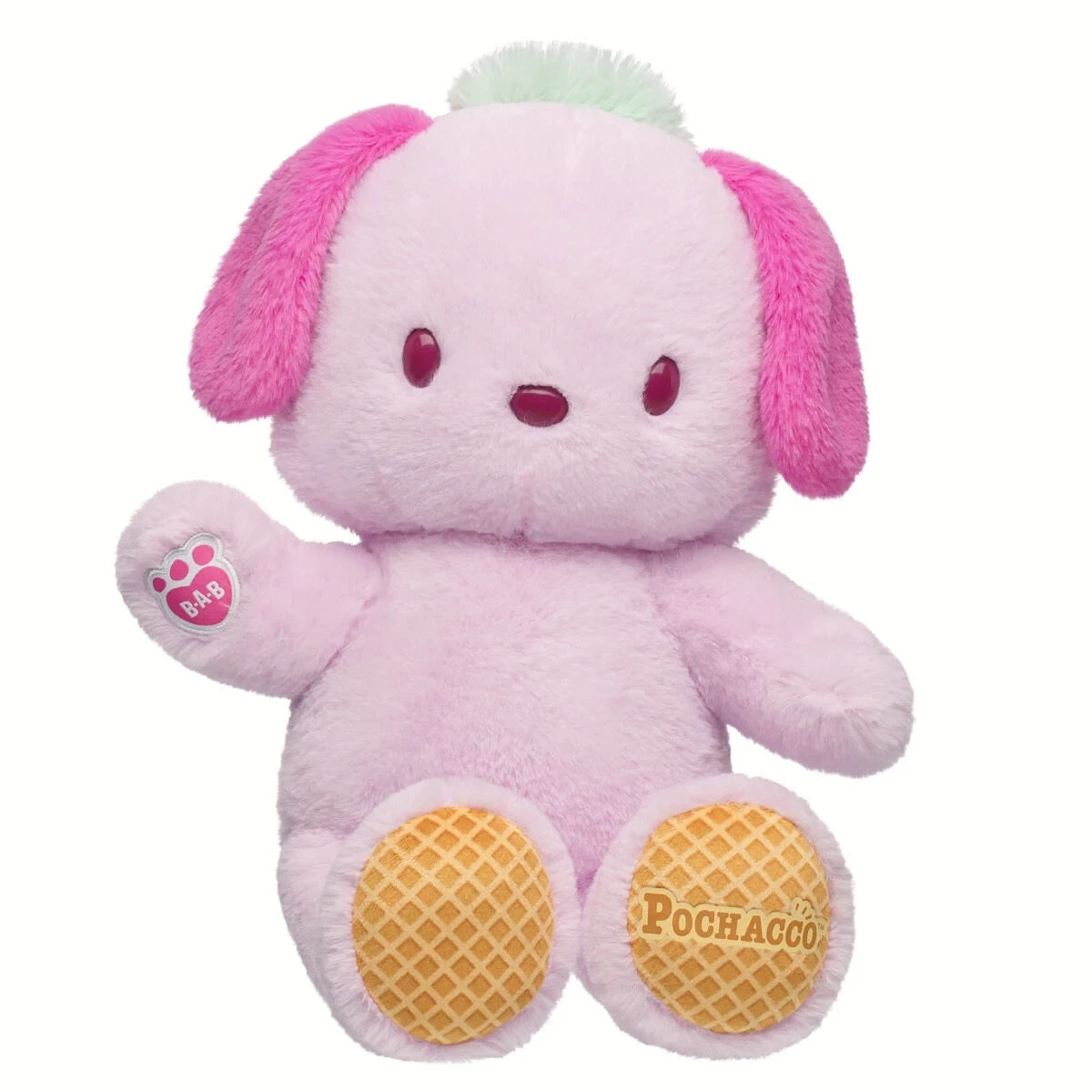 Sanrio Hello Kitty &amp; Friends Strawberry Ice Cream Pochacco Plush | Build-A-Bear - US 5387