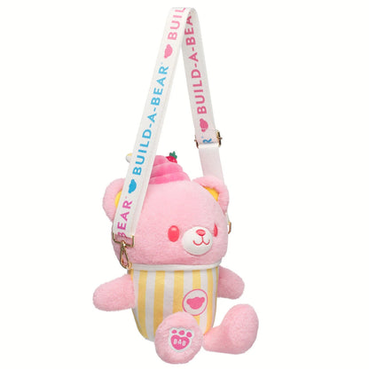 Strawberry Lemonade Bear Slushie Plushie w/ Carrying | BAB - US 1279
