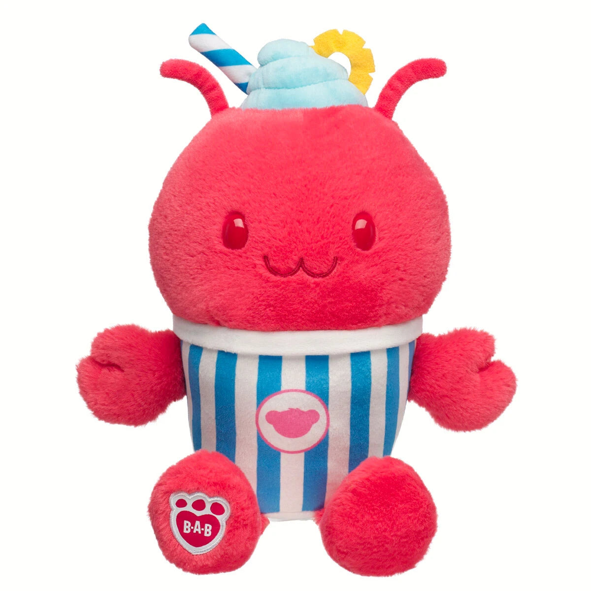 Fruit Punch Lobster Slushie Plushie w/ Lei Necklace | BAB - US 8887
