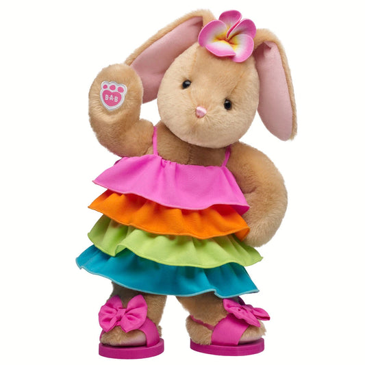 Pawlette Bunny Summer Ruffle Dress Gift Set | Build-A-Bear - US 9239