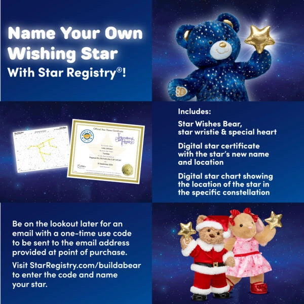 Star Wishes Teddy Bear | Build-A-Bear® - US 5100