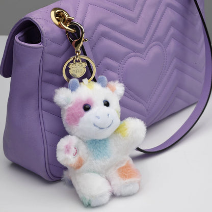 Colorful Splatter Cow Plush Bag Charm | Build-A-Bear - US 6064