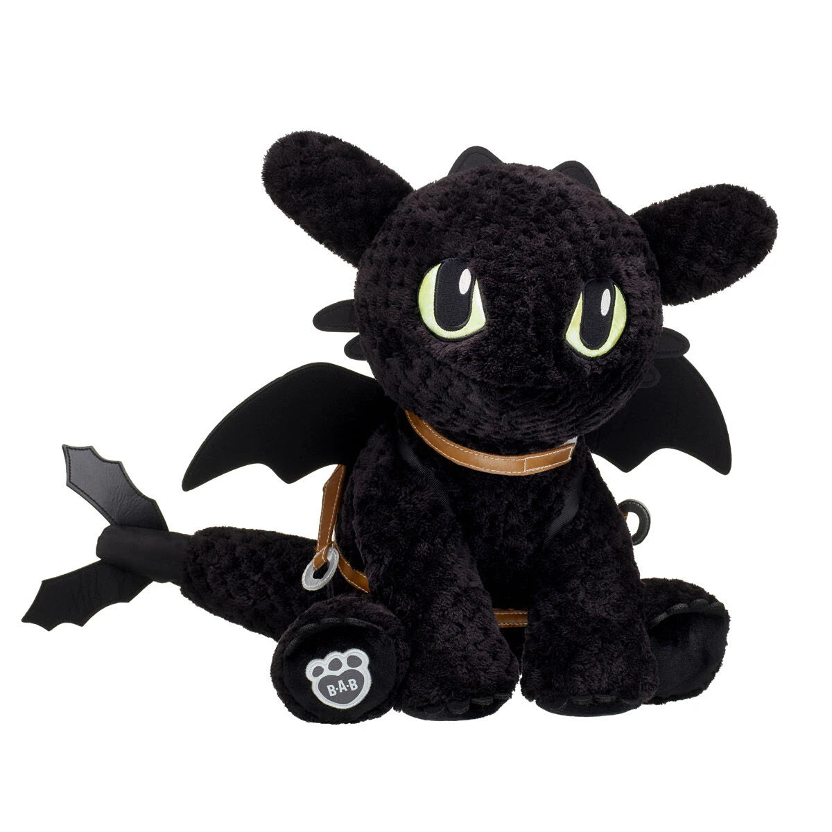 How to Train Your Dragon Toothless Plush &amp; Saddle | Build-A-Bear® - US 2448