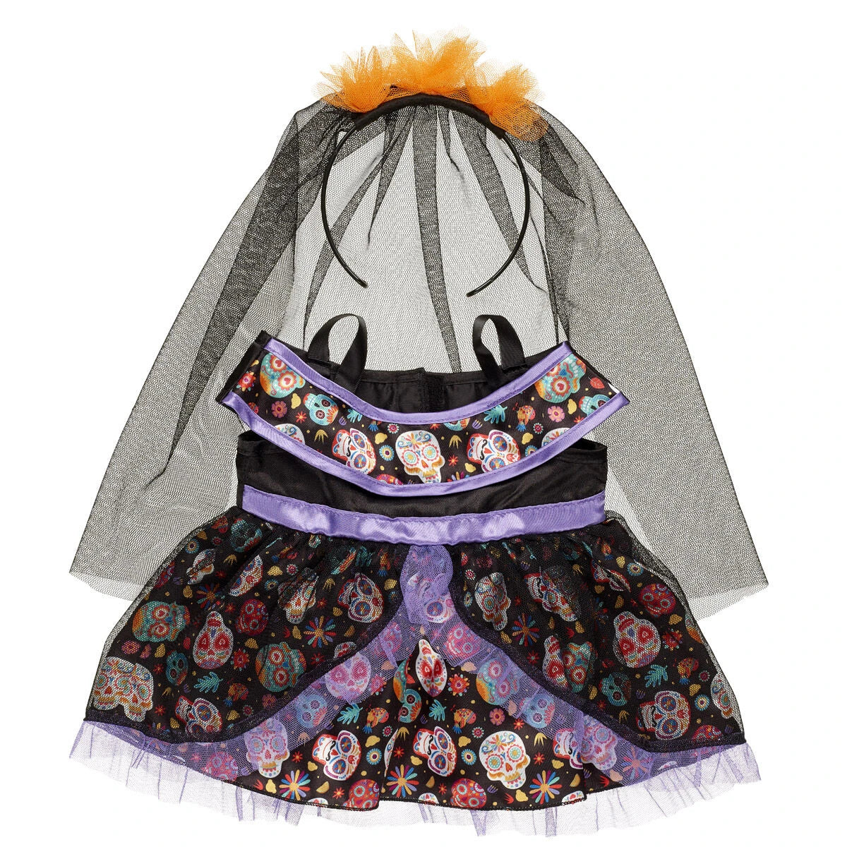 Día de los Muertos Cat Plush Dress Gift Set | Build-A-Bear® - US 2499
