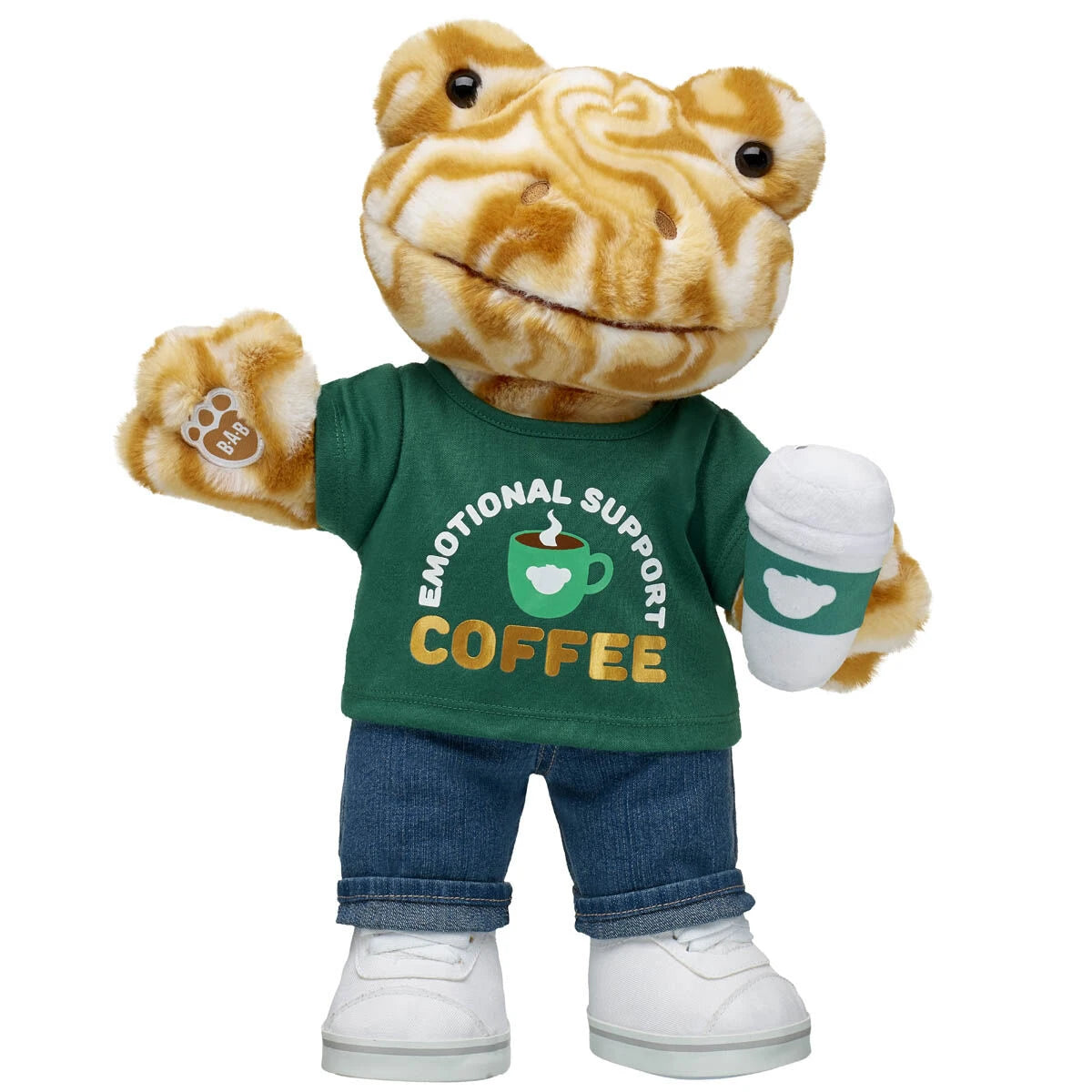 Frappe Frog Stuffed Animal Emotional Support Set | Build-A-Bear® - US 6045