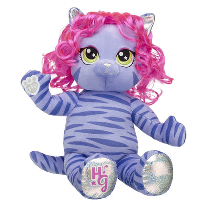 Honey Girls Teegan Tiger Pink Hair Plush Toy Gift Set - US 4571