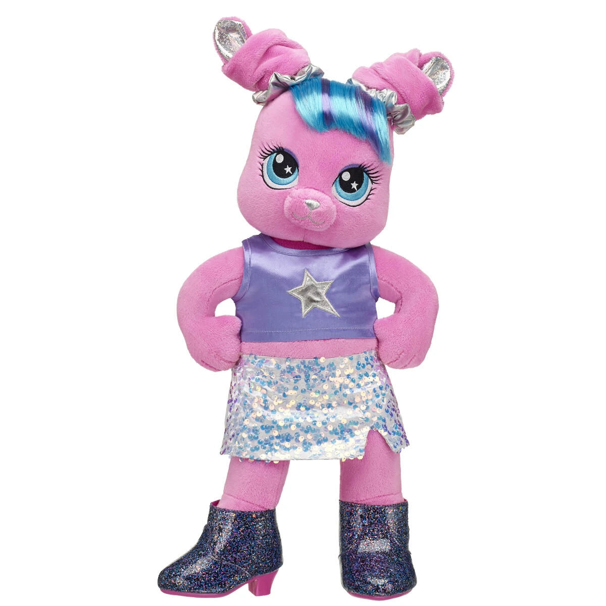 Honey Girls Risa Rabbit Sparkly Plush Toy Gift Set - US 2258