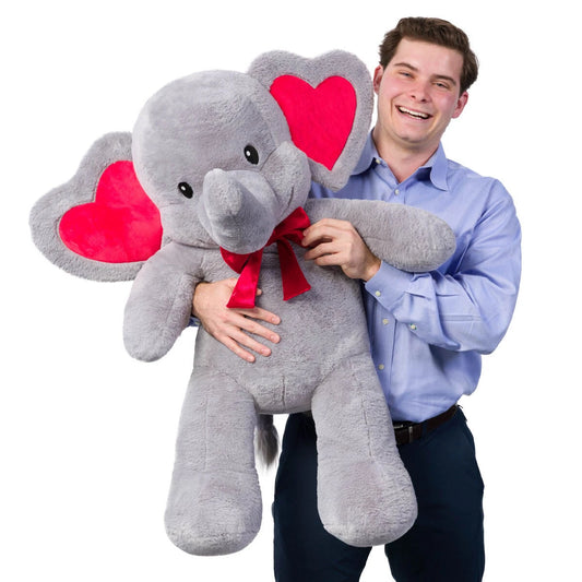 Giant Love You Tons Elephant Stuffed Animal | Build-A-Bear - US 3493