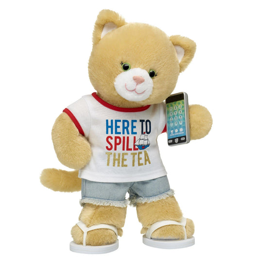 Jennifur Plush Cat Spill the Tea Gift Set - US 4948