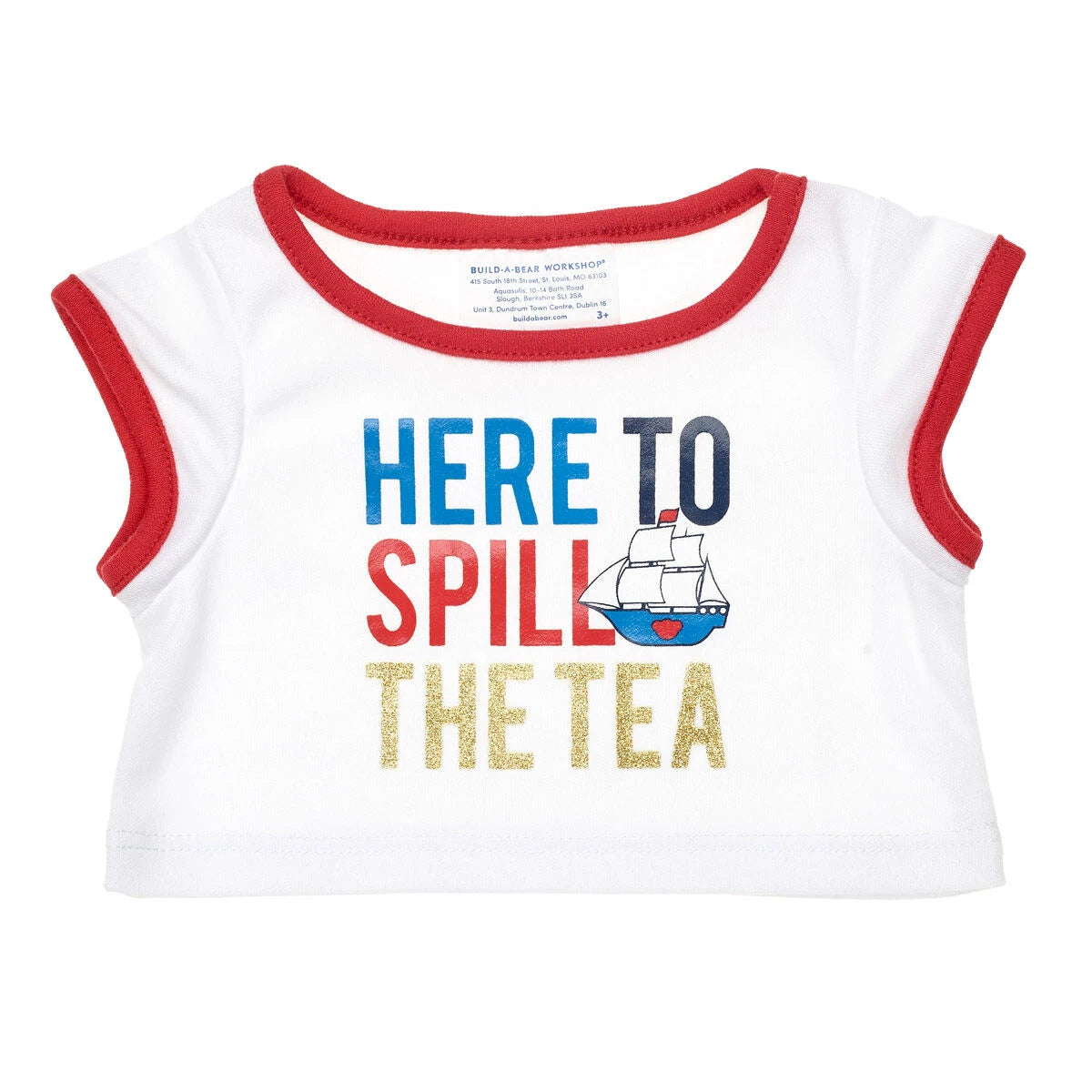 Here to Spill the Tea T-Shirt for Stuffed Animals | Build-A-Bear® - US 2923