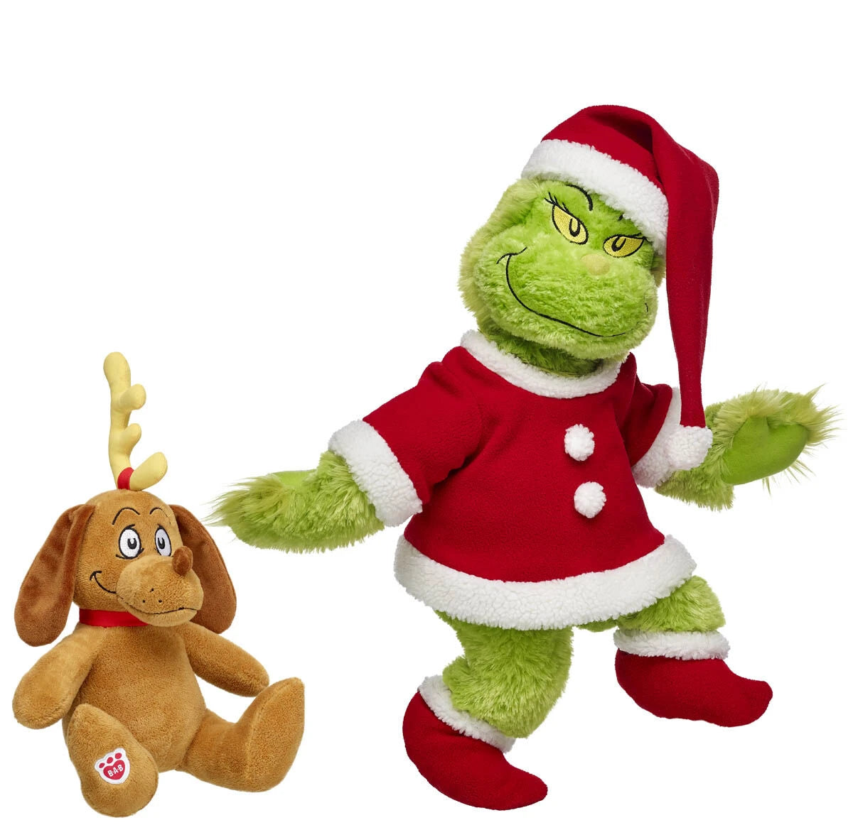Grinch &amp; Max Plush Gift Set | Build-A-Bear - US 9846