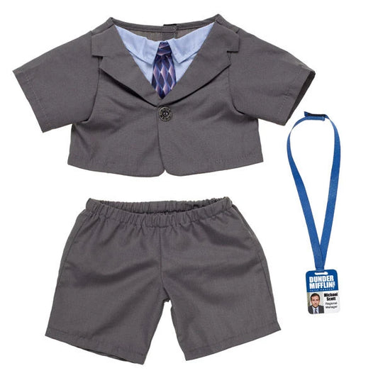 The Office Michael Scott Costume for Stuffed Animals | Build-A-Bear® - US 6923