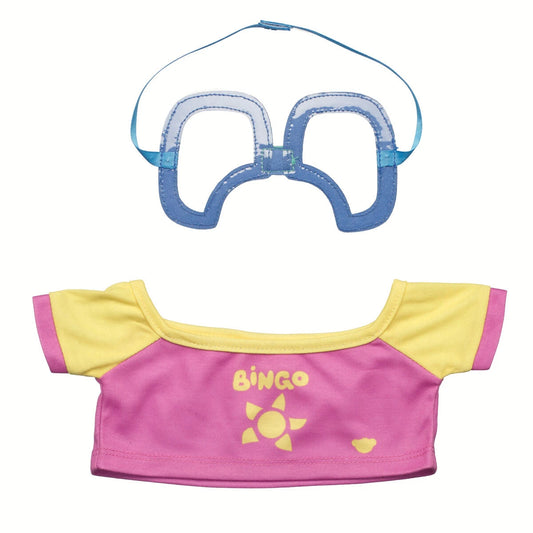 Bingo Swim Shirt &amp; Goggle Set | Build-A-Bear - US 5571