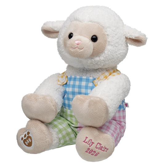 Embroidered Lamb Stuffed Animal Spring Gift Set Easter BAB - US 4486