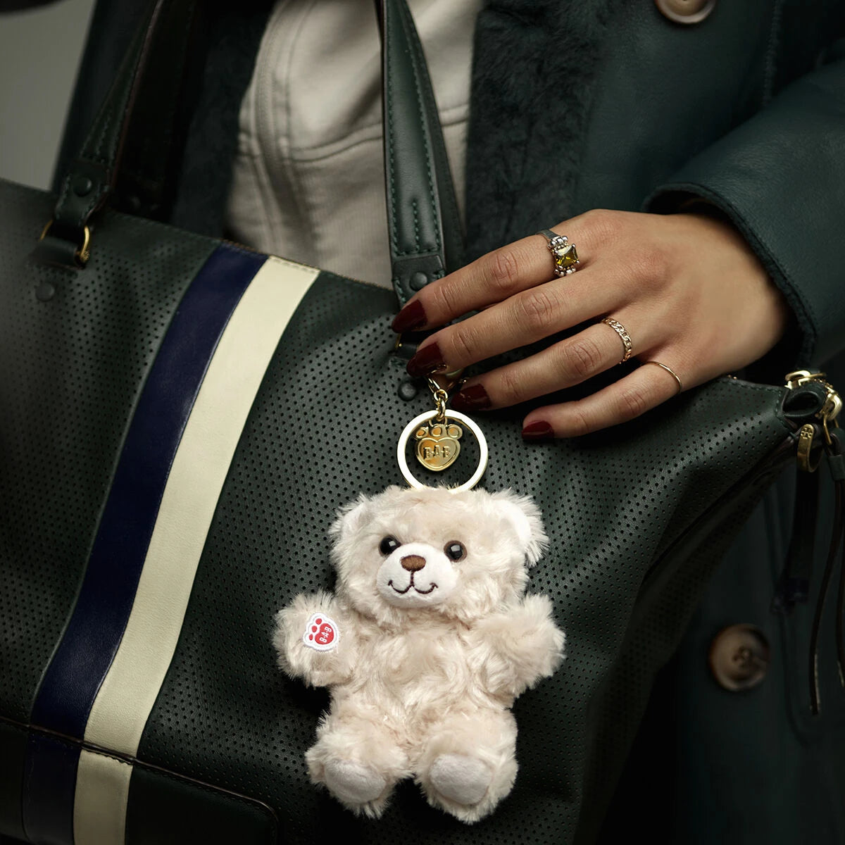 Happy Hugs Teddy Bear Bag Charm | Build-A-Bear - US 2743