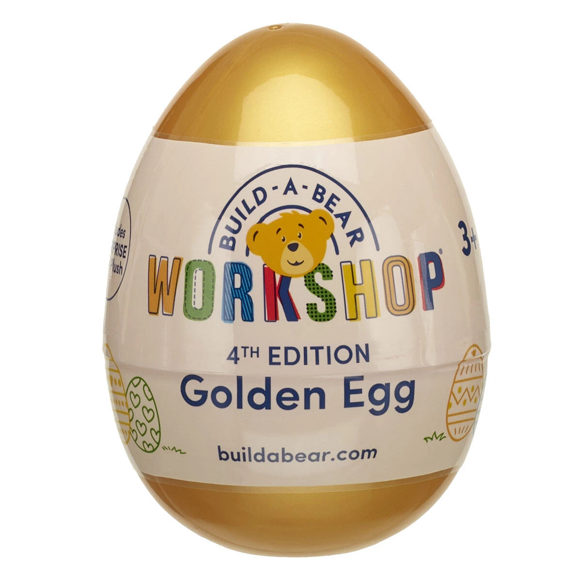 4th Edition Golden Egg - Includes 1 Surprise Mini Plush | Build-A-Bear® - US 9043