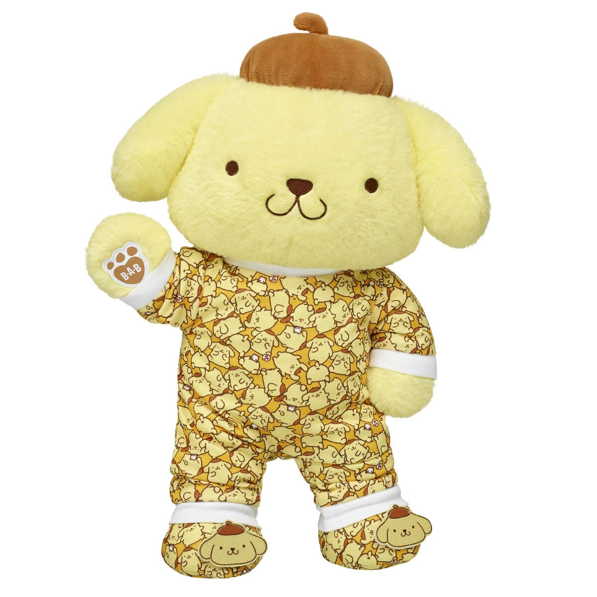 Sanrio Hello Kitty and Friends® Pompompurin™ Stuffed Animal Gift Set with Sleeper and Slippers | Build-A-Bear® - US 2910