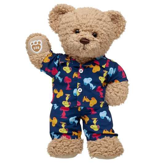 Timeless Teddy Bear &amp; Peanuts® Snoopy Pajamas | Build-A-Bear® - US 3927