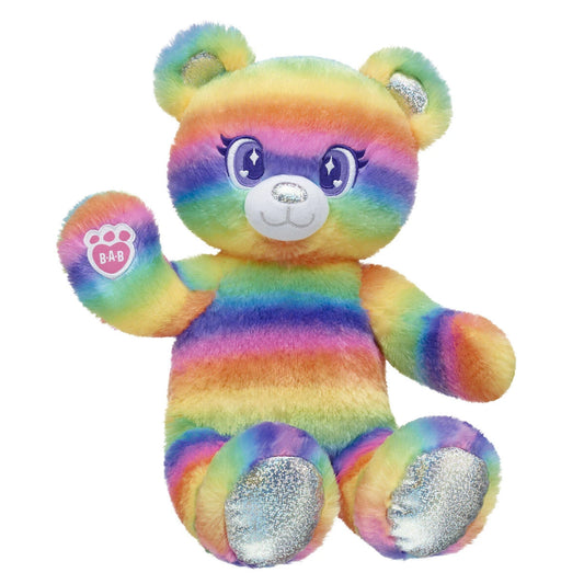 Rainbow Stripes Teddy Bear Gift Set | Build-A-Bear - US 4305