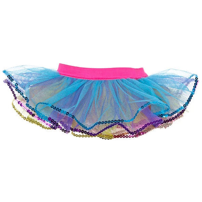 Pawlette™ Bunny Plush Rainbow Sequin Tutu | Build-A-Bear - US 8332