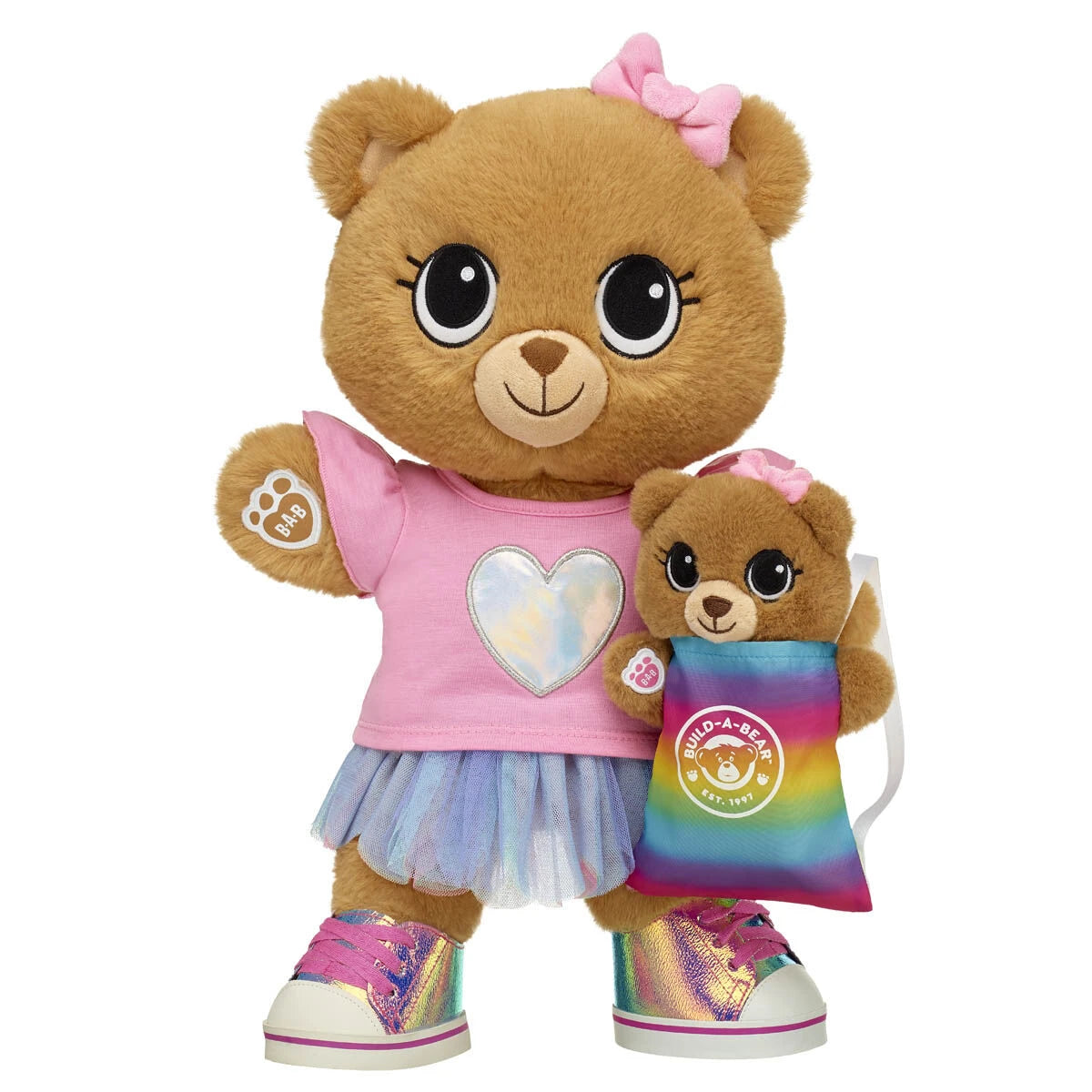 Bearnice Teddy Bear Mini Beans® &amp; Bear Carrier Set | Build-A-Bear® - US 4782