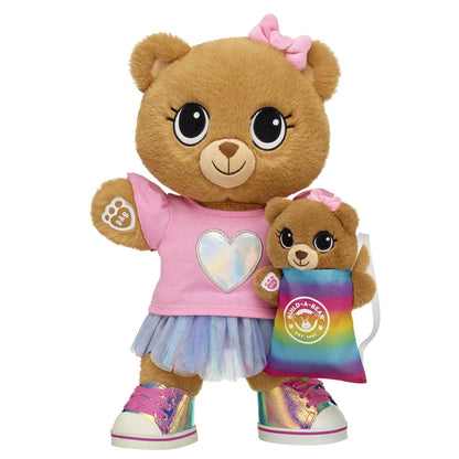 Bearnice Teddy Bear Mini Beans® &amp; Bear Carrier Set | Build-A-Bear® - US 4782