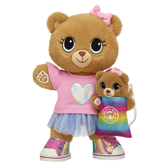 Bearnice Teddy Bear Mini Beans® &amp; Bear Carrier Set | Build-A-Bear® - US 4782