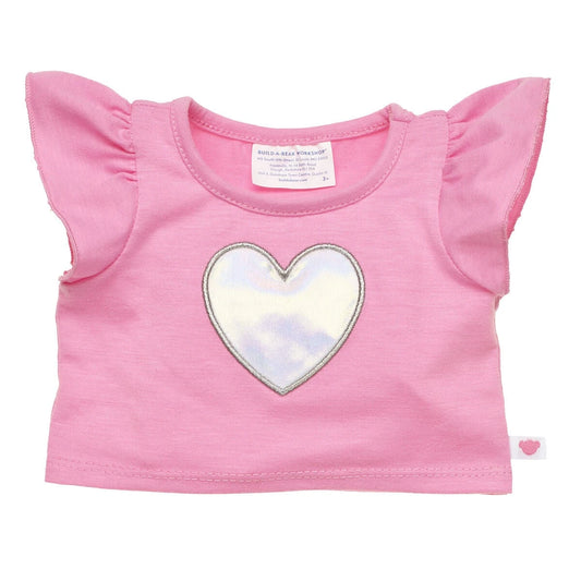Kabu™ Pink Heart T-Shirt for Plush Toys | Build-A-Bear® - US 1488