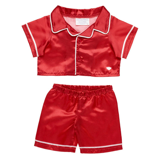 Red Satin PJs Set for Plush Toys | Build-A-Bear® - US 9723