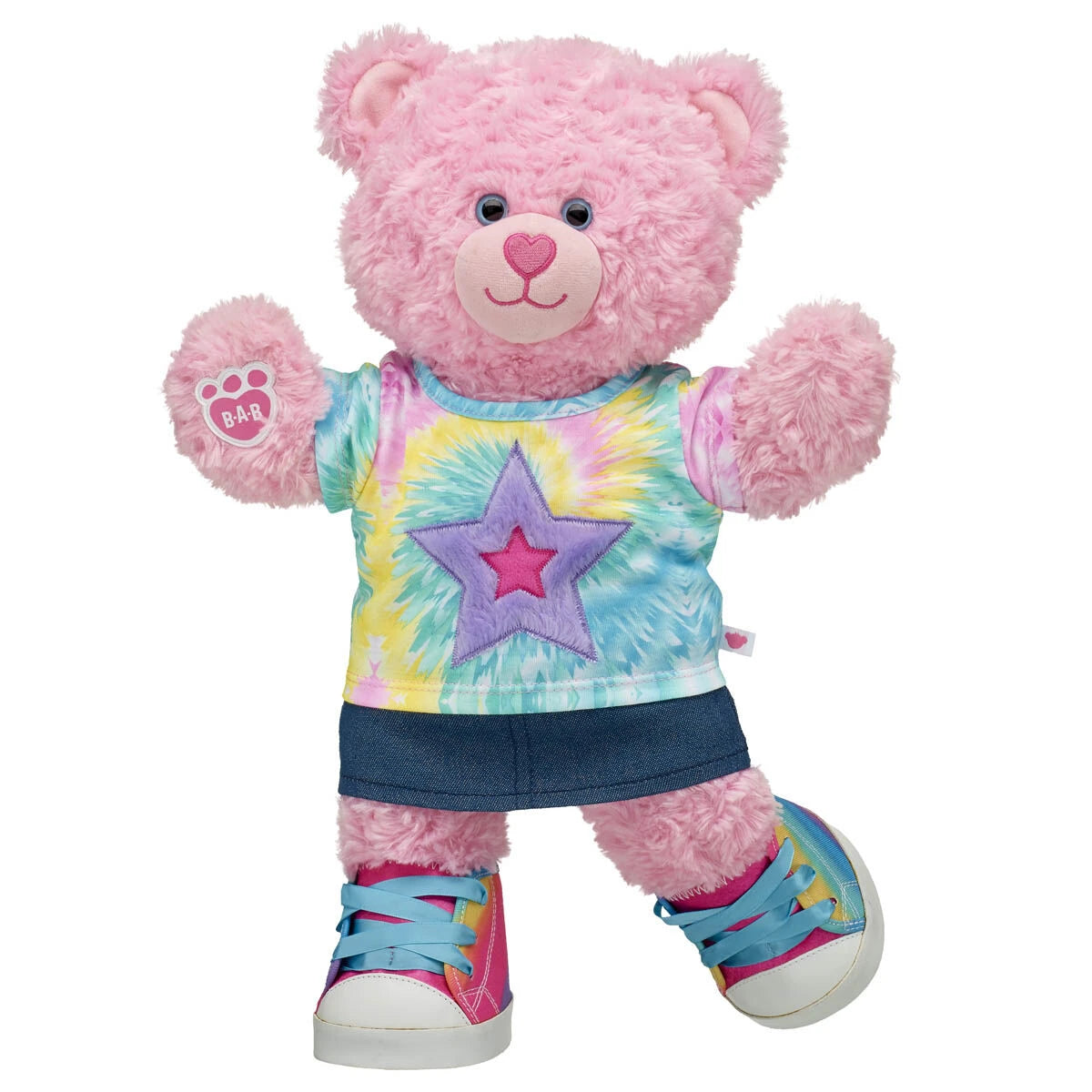 Pink Cuddles Teddy Bear Rainbow Gift Set | Build-A-Bear® - US 2381