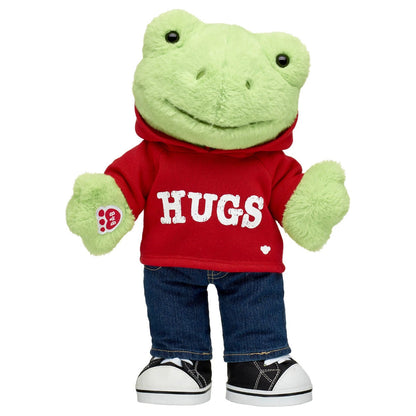 Spring Green Frog Stuffed Animal Hugs Gift Set | Build-A-Bear® - US 3285