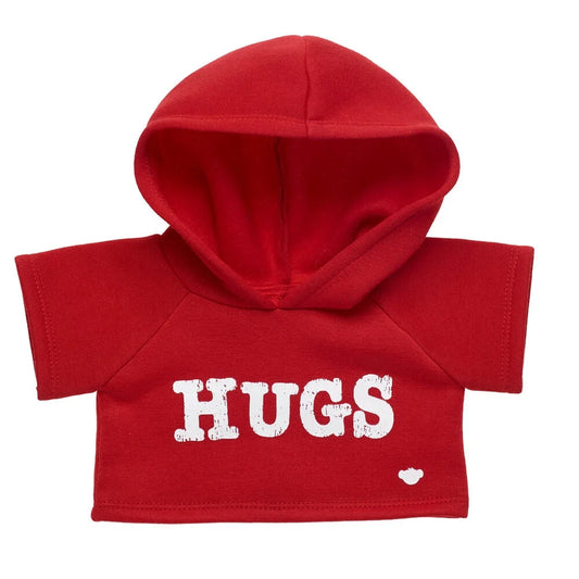 Red Hugs Hoodie for Stuffed Animals | Build-A-Bear® - US 5344