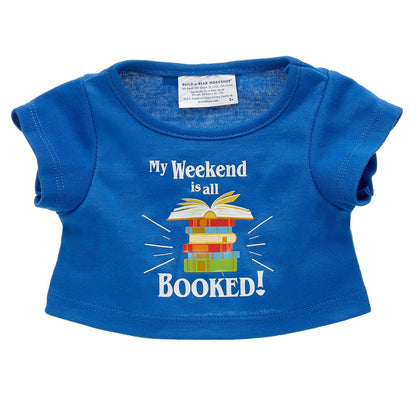 My Weekend Is All Booked T-Shirt for Stuffed Animals | Build-A-Bear® - US 9142