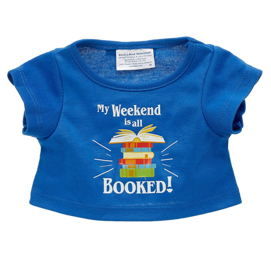 My Weekend Is All Booked T-Shirt for Stuffed Animals | Build-A-Bear® - US 4397