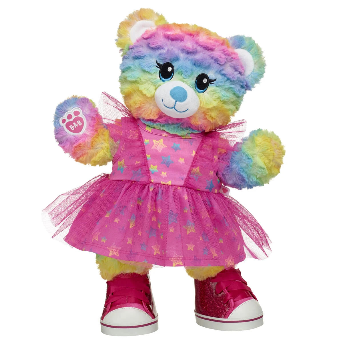 Rainbow Party Teddy Bear Star Dress Gift Set | Build-A-Bear® - US 4792