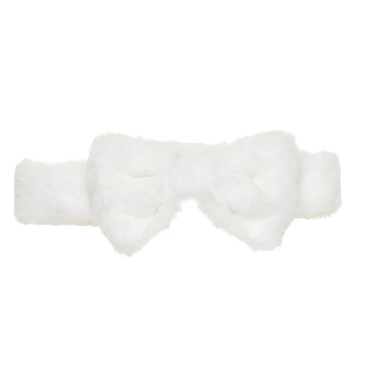 White Plush Bow Headwrap for Plush Toys | Build-A-Bear® - US 9120