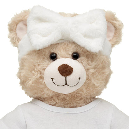 White Plush Bow Headwrap for Plush Toys | Build-A-Bear® - US 9120