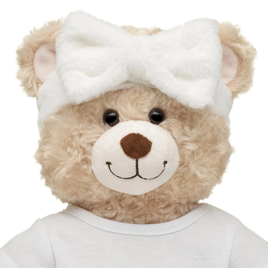 White Plush Bow Headwrap for Plush Toys | Build-A-Bear® - US 1196