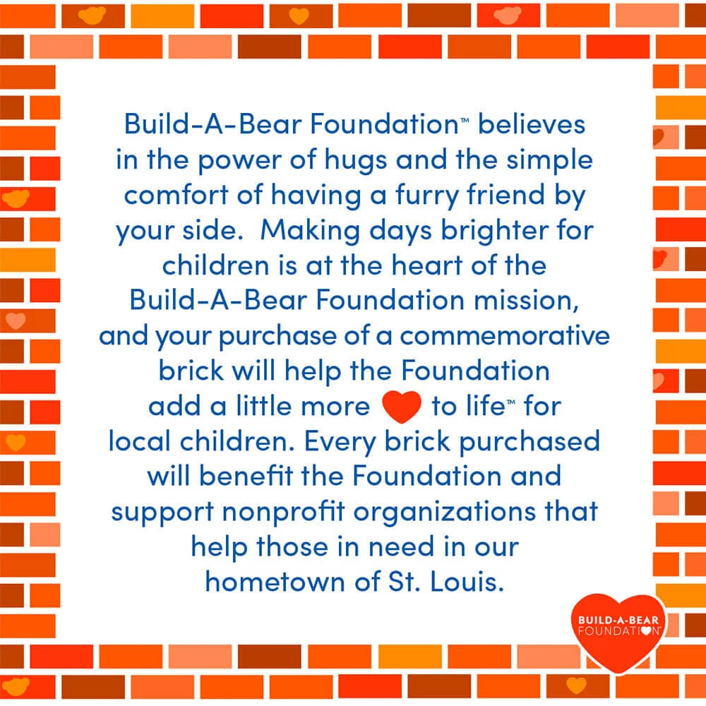 Build-A-Bear Foundation Deluxe Commemorative Brick - US 1274