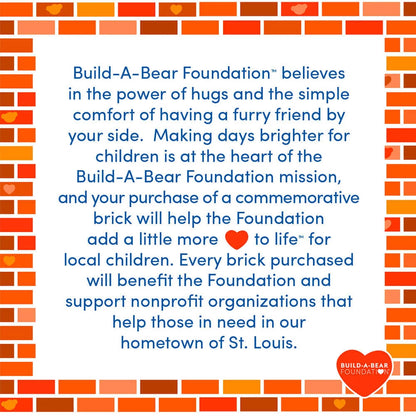 Build-A-Bear Foundation Deluxe Commemorative Brick - US 1274