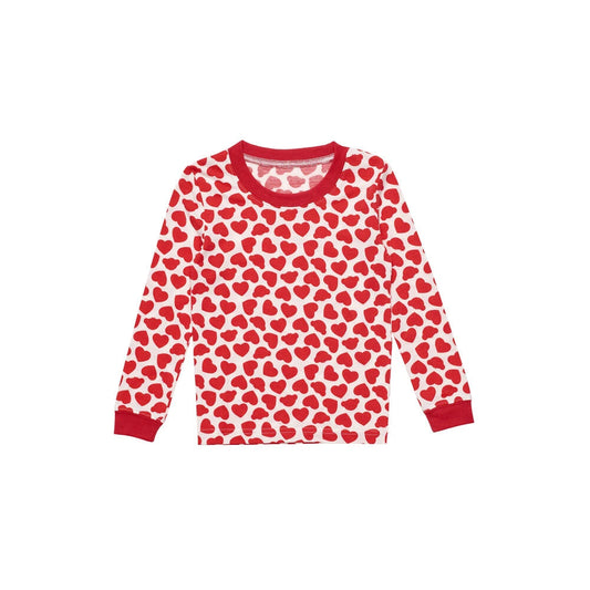 Build-A-Bear Pajama Shop™ Red Hearts PJ Top - Toddler and Youth - US 3222
