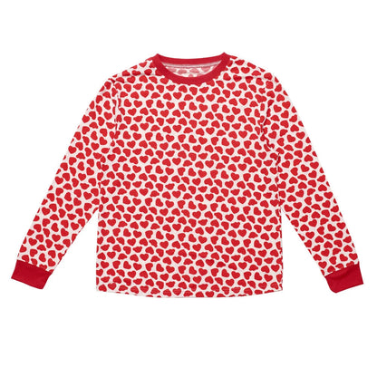 Build-A-Bear Pajama Shop™ Red Hearts PJ Top - Adult - US 5563