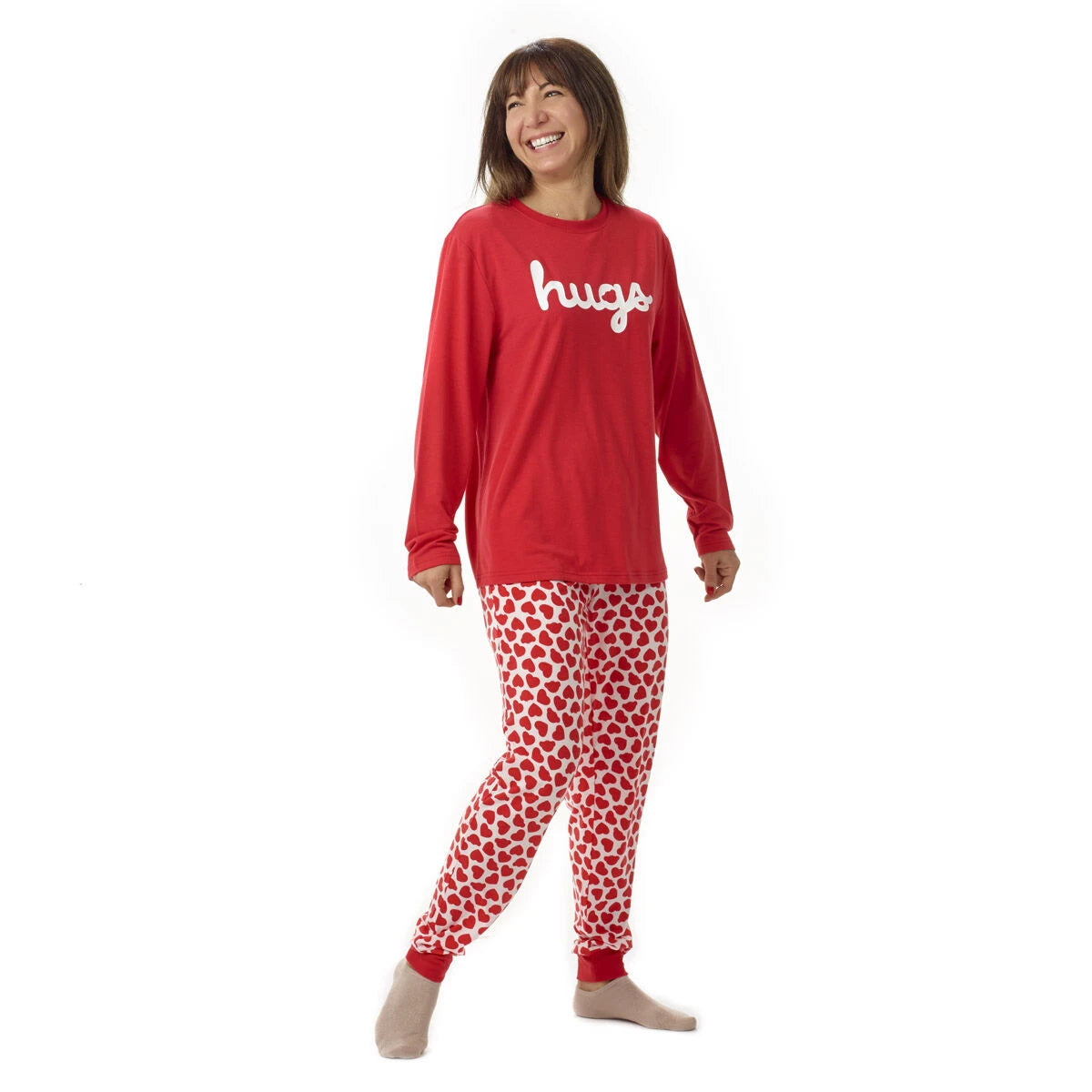 Build-A-Bear Pajama Shop™ Red Hearts PJ Pants - Adult - US 9299