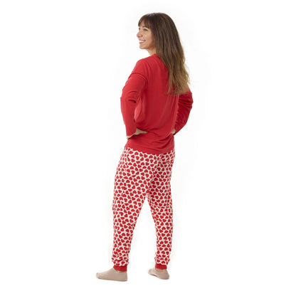 Build-A-Bear Pajama Shop™ Red Hearts PJ Pants - Adult - US 8396