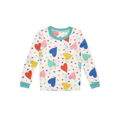 Build-A-Bear Pajama Shop™ Colorful Hearts PJ Top - Toddler and Youth - US 2942