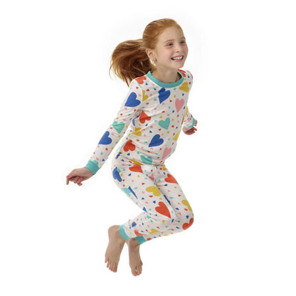 Build-A-Bear Pajama Shop™ Colorful Hearts PJ Top - Toddler and Youth - US 7719