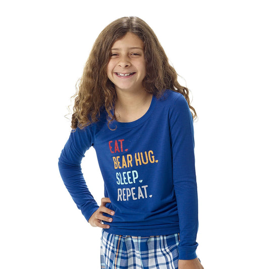 Build-A-Bear Pajama Shop™ Eat Sleep Repeat Top - Toddler &amp; Youth - US 7334