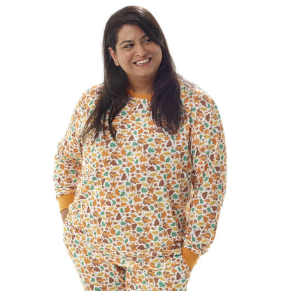 Build-A-Bear Pajama Shop™ Fall Print Top - Adult - US 6042